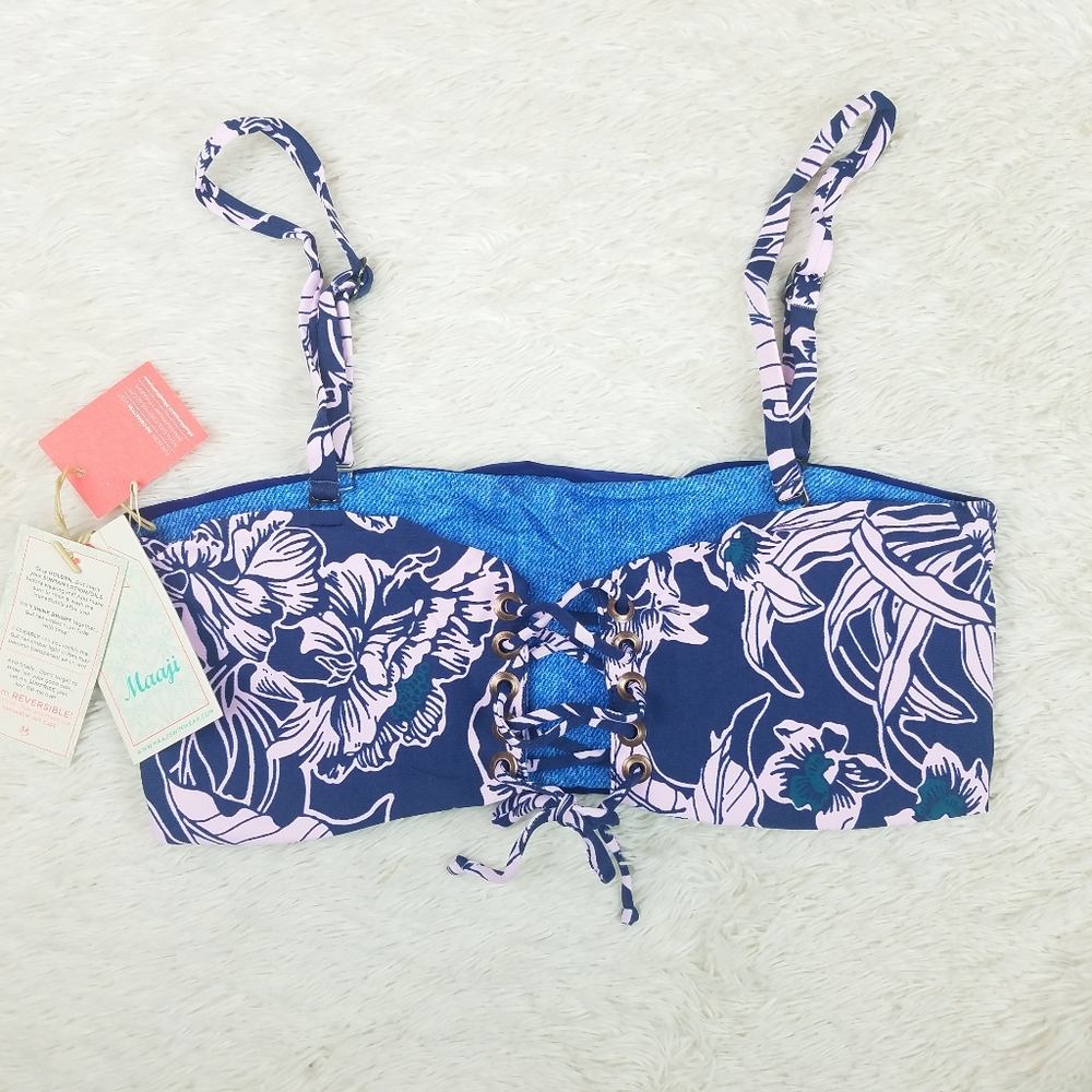 Maaji Jazz Band Reversible Bikini Top
